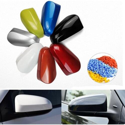 Cafoucs Brand New Car Mirror Cover Rearview Mirror Case Housing Shell ABS For Toyota Yaris Vios 2013-2019