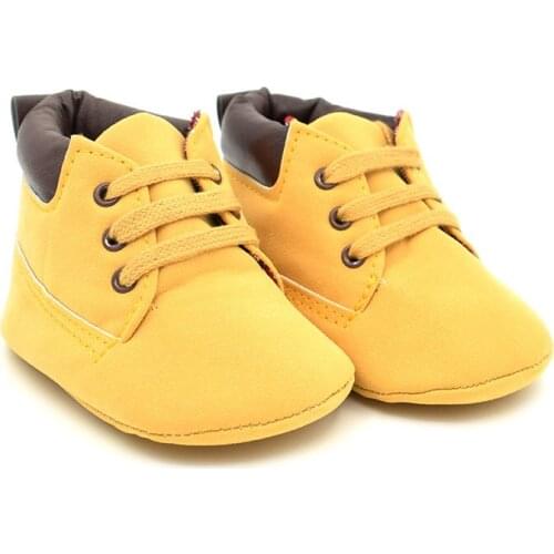Solid Newborn Baby Shoes Soft Newborn Non-Slip Baby Girl Boy Shoes Infant Toddler First Walker Soft Shoes Baby Schoenen Slofjes