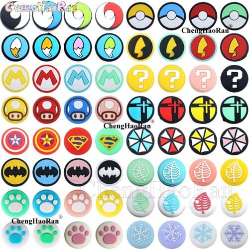 Wholesale 64pcs For joycon grips For nintendo Switch lite thumb grips analog stick button cover for NS Switch