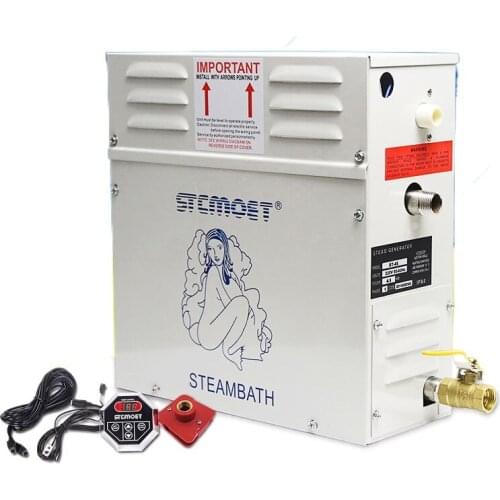 4.5KW Steam Generator Sauna Steam Bath Machine for Home Sauna Room SPA Fumigation Machine with Digital Controller