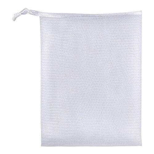 Soap Foaming Nylon Mesh Drawstring Bag Bubble Foam Net Bath Cleaning Gloves