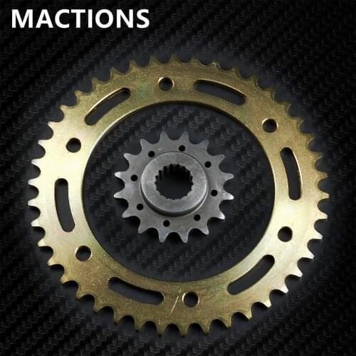 Motorcycle 525 Chain 16T Front Engine Sprocket & 42T Rear Sprocket Gears Kit For F650GS 2008-2012 F800GS 08-17
