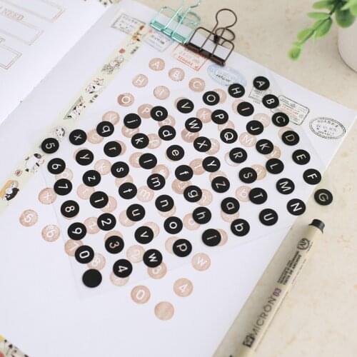 Fromthenon Typewriter English Alphabet Stamp Notebook Diary Decorative clear seal Creative Stationery office & school supplies
