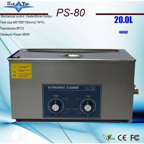 Ultrasonic cleaner 22L PS-80 AC110/220v the king of the circuit board ,metal parts cleaning equipment with basket
