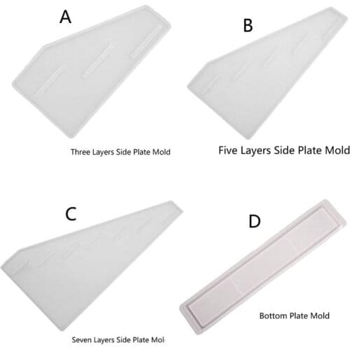 Jewelry Resin Pigment Bottles Storage Silicone Resin Molds Bottle Display Rack Trays Epoxy Casting Molds Art Craft Tools