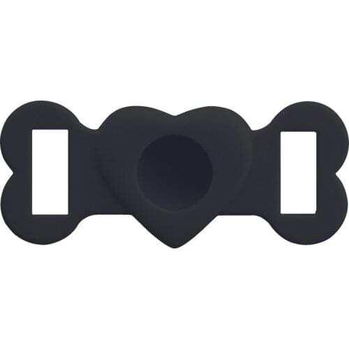 Protective Cover for Airtag Tracking Silicone Case for Pet Dog Cat Soft Anti-loss for Apple Airtags Cases Hangable Ring