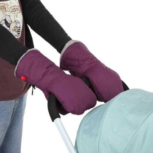 Winter Warm Baby Stroller Glove Outdoor AntiFreeze Pushchair Pram Carriage Hand Muff Waterproof Universal Hand Cover