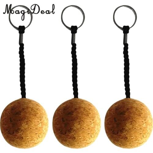 3 Pieces / Set 50mm Floating Keyring Key Chain Buoyant Water Ball Key Floats for Boating Kayaking Sailing Fishing Water Sports