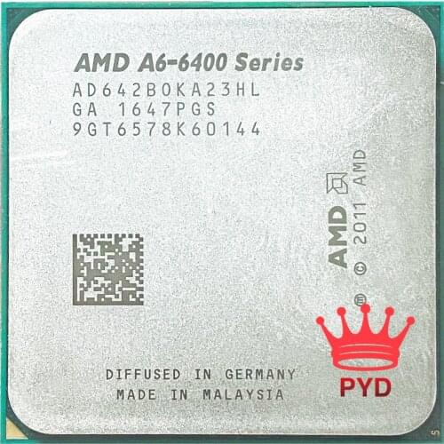 AMD A6-Series A6-6420B A6 6400 series 4.0Ghz 65W Dual-Core CPU Processor AD642BOKA23HL Socket FM2