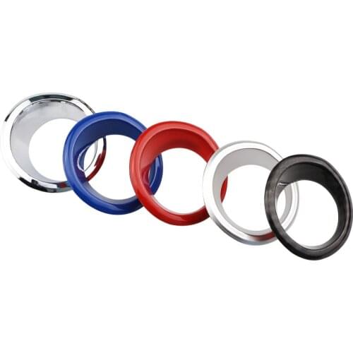 Carmilla Car Chrome Ignition Switch Key Decoration Ring Circle Trim for Jeep New Compass 2017 2018 Renegade 2015 - 2018 Stickers