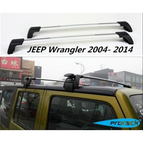 Aluminium alloy Car Roof Rack Baggage Luggage Bars Fits For 04-14 JEEP Wrangler 2004- 2014 Fast By EMS