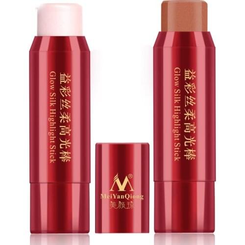 Glow-in-the-dark Chalk Stick Silhouette bronzer 3d cream waterproof rainbow high-gloss makeup