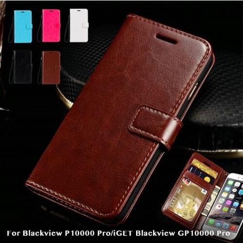 Leather Flip Case For Blackview P10000 Pro Silicone Photo Frame Case Wallet Cover For iGET Blackview GP10000 Pro Business Case