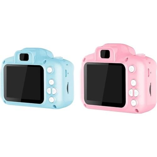 2 Inch HD Sn Chargable Digital Mini Camera Kids Cartoon Cute Camera Toys Outdoor Photography Props for Child Birthday Gift