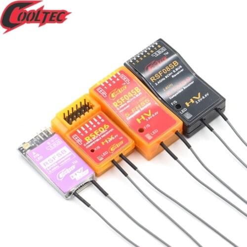 CoolTech RSF08SB 04SB 4CH 8CH S-FHSS SBUS Compatible Receiver for Futaba 10J 8J 6J 4GRS 4PX 18SZ Fixed wing/gliders/Car/Boat
