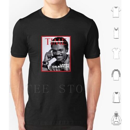Lando Calrissian-Time Person Of The Year T Shirt Print Cotton Lando Lando Calrissian Once Upon A Time Time Magazine Person Of