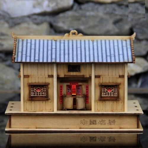 Chinese Ancient Classic wooden National architecture model kit DIY building wooden model kits
