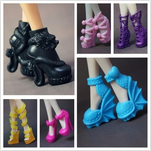Beautiful shoes of Monster high school Shoes Doll Shoes many kinds gift for girl