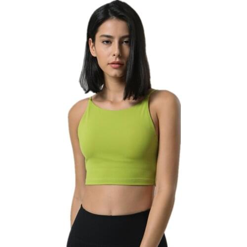 2021 Summer New Yoga Vest Women Running Beauty Back Tight Quick-Drying Fitness Tank Daily Street Wear Sports Leisure Camisole