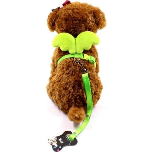 Little Angel Wings Leash, Pet Colorful Breast Sling, Puppy Teddy Small Dog Cat Breast Sling, Designer Collar, Dog Accessories