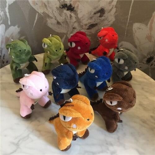Mutli-Colors , Dinosaur 7-10CM Approx. Plush TOY , Childrens Party Gift Small Mini Key Chain DOLL
