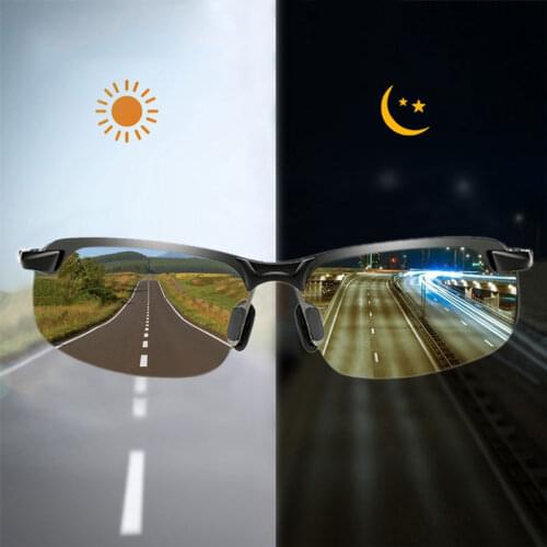 Polarized Sunglasses for Day and Night Men Polarized Driving Chameleon Glasses Drivers Night Vision Sunglasses