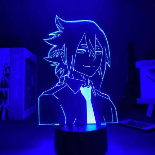 3D desk lamp Anime My Hero Academia Tamaki Amajiki Light for Bedroom Decor Birthday Gift Touch Sensor Nightlight