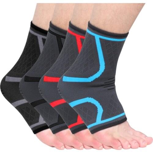 AOLIKES Ankle Brace Compression Support Sleeve Elastic Breathable for Injury Recovery Joint Pain femme Foot Sports Socks