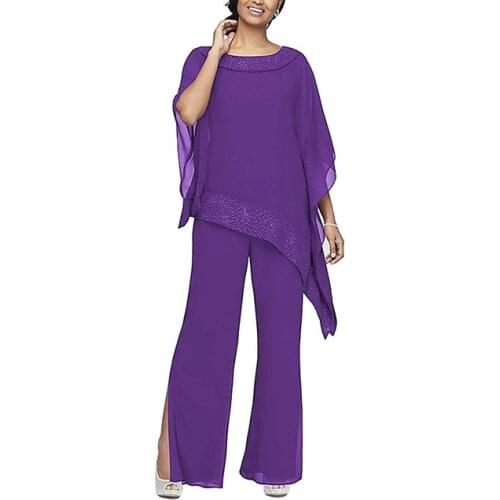 2020 New 3-Piece Mom Set Plus Size Mother Of The Bride Dresses For Weddings Mother dress