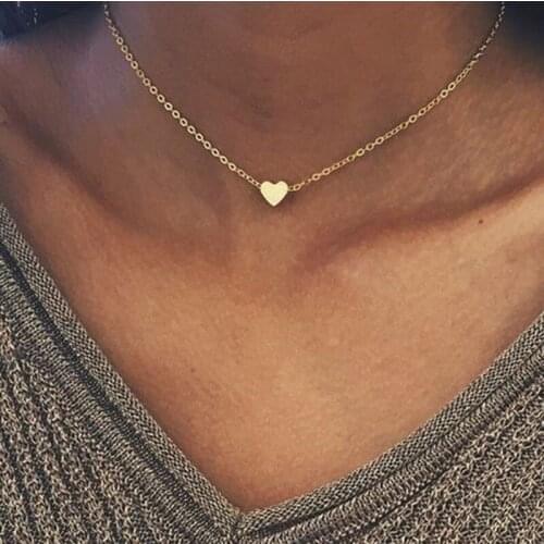 New Charm Women Party Accessories Necklaces Newly Alloy Heart Jewelry Necklaces Chain Necklace Pendant Jewelry Fashion