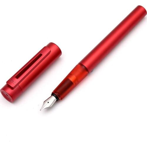 New Arrival KACO Metal Aluminum High-end Painting Fountain Pen with Iron Box, F Nib 0.5mm Ink Pen Gift Set for Office Business