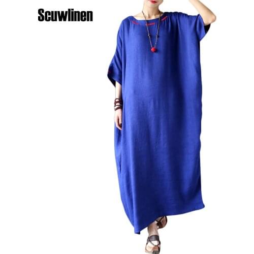 SCUWLINEN Elegant Dresses