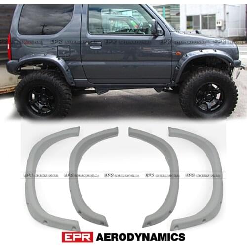 Car-styling For 98-18 Suzuki Jimny JB23 JB33 JB43 JB53 OFF Style FRP Unpainted Front & rear fender