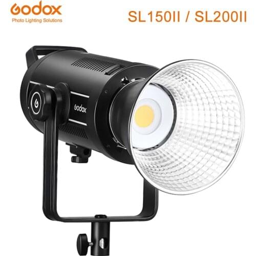 Godox SL150II SL200II LED Video Light 150W 200W Daylight 5600K Wireless Remote Control Studio Video Recording Photography Light