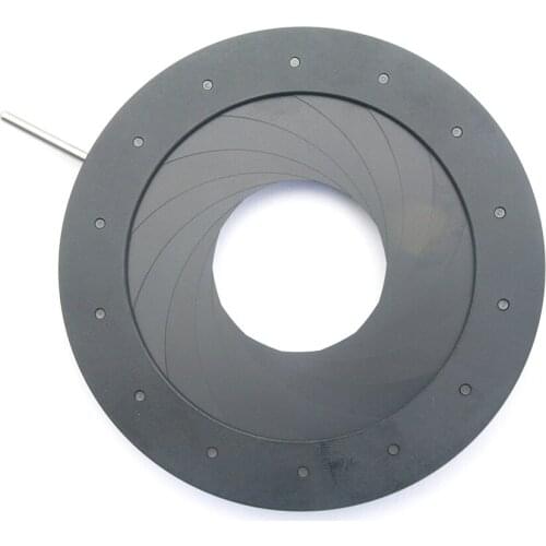 Zoom 4-60MM Aperture module integrated adjustable manual iris diaphragm condenser for micorscope camera