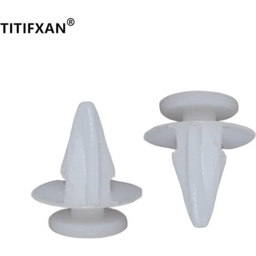 20PCS Auto Side Skirt Wheel Arch Plastic Fasteners Clips For Mitsubishi Outlander Pajero ASX Leopaard Zinger Lancer V31 V32 V33