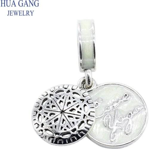2019 High Quality 925 Sterling Silver Love Yoga Pendant Charm Memorial Day Gift Female Diy Jewelry 796205EN23