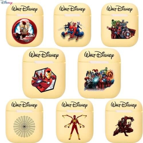 2021 Disney new Marvel authentic Silicone Case For Apple Airpods 1/2 Cover Protective Earphone Case Headphones Cases Protective