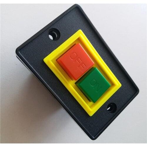 2pcs QCS1 start switch power drill pressing buckle button big / small panel 380V 2KW