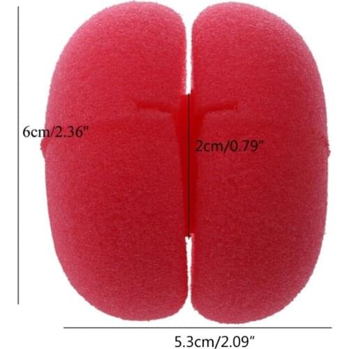 6/12/18/24/30pcs Balls Hair Rollers Curlers Bun Round DIY Soft Foam Sponge Tools