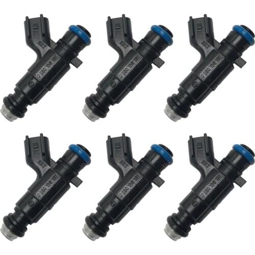 6PCS Fuel Injectors For Buick For Cadillac 3.6L 0280156131 12571159 Durable Fuel Injector Car Auto Parts