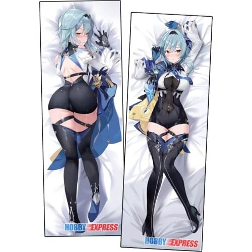 Hobby Express Anime Dakimakura Japanese Otaku Waifu Hugging Body Pillow Cover Eula Genshin Impact 21531