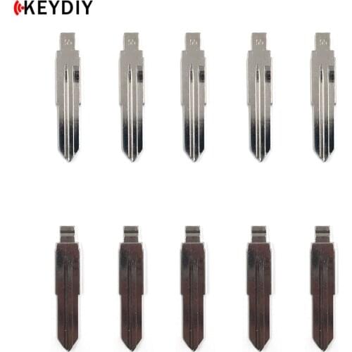 KEYDIY 10 pcs/lot Metal Blank Uncut Flip KD Remote Key Blade Type #55 for Chery QQ3 NO.55 Blade