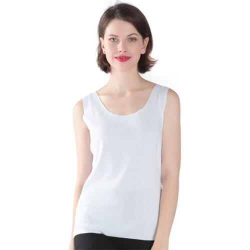 Hot sale 2019 summer New Women Sexy Cotton Top Crop loose comfortable Sleeveless woman Cropped Blusas Vest Tank Top Camisole