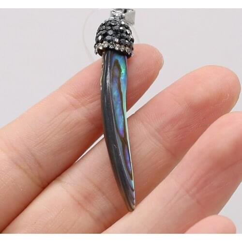 Hot Sale Natural Shell Pendant Mother Of Pearl Semi-Precious Pendant For Jewelry Making DIY Necklace Earrings Accessory