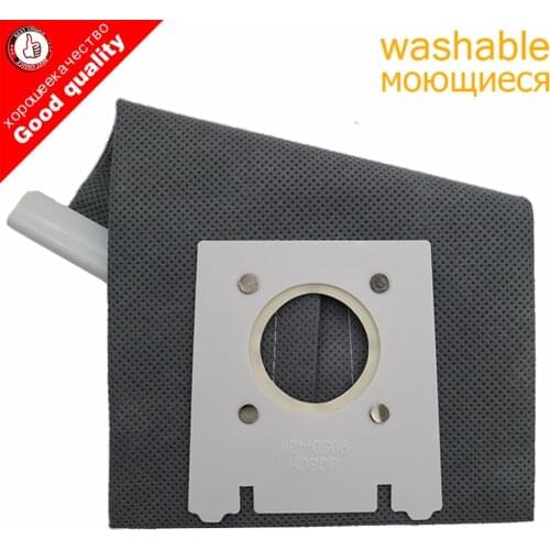 TOP qualy Washable Vacuum Cleaner Type G Cloth Dust Bags TypG For Bosch SIEMENS BSG6 BSG7 BSGL3126GB GL30 ProEnergy Hoover Bag