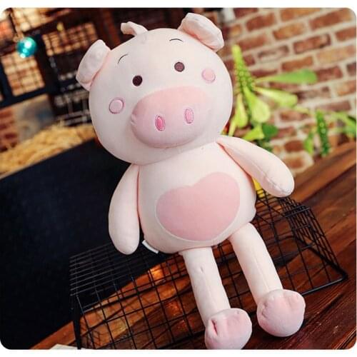 Soft cotton plush toy cute pig plush toy cartoon pig large 100cm soft doll hugging pillow Christmas gift b1221