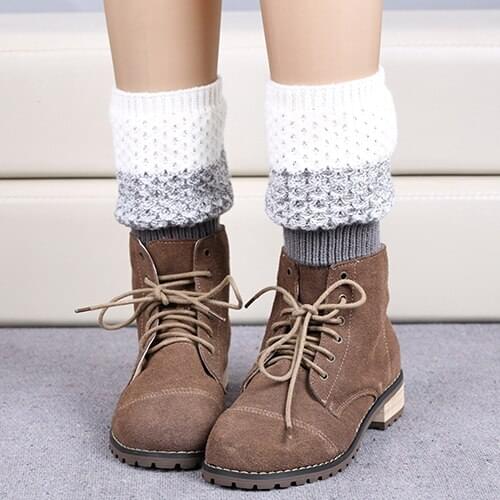 Soft Fashion Women Warm Crochet Knitted Trim Boot Cuffs Toppers Leg Warmers Selling