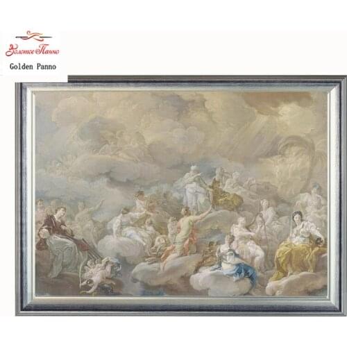 Golden Panno Needlework DIY DMC Cross stitch Sets For Embroidery kits Precise unprinted religion Patterns Counted Cross-stitch08