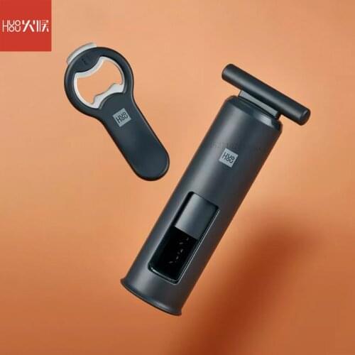 Newest Huohou Magnetic Stainless Steel Wine Bottle Beer Cans Opener Automatic Beer Openers Bar Wine Opener Kitchen BBQ Tools